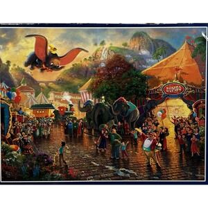 Thomas Kinkade Painter Disney Dumbo Jigsaw Puzzle 300 Piece